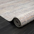 4' X 6' Beige And Gray Striped Area Rug